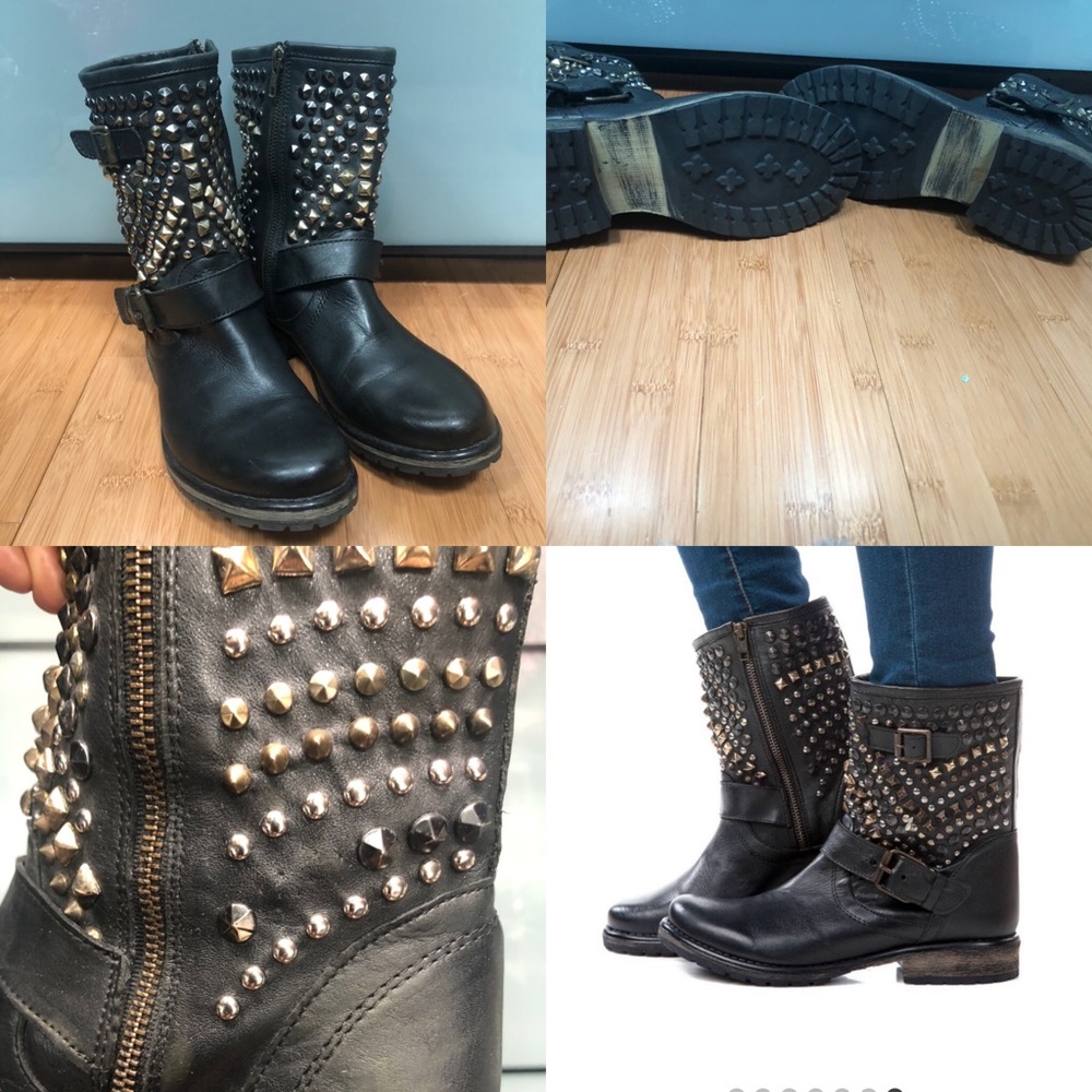 Size 10 EUC Marcoo Studded Boot by Steve Madden
